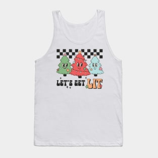 Retro Christmas Tree Tank Top